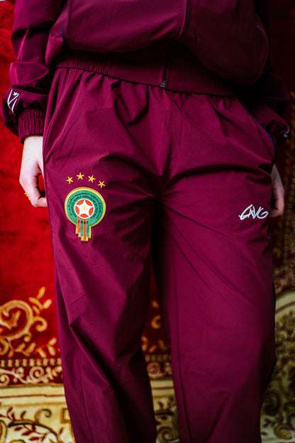 WATERPROOF MOROCCO TRACKSUIT - BURGUNDY